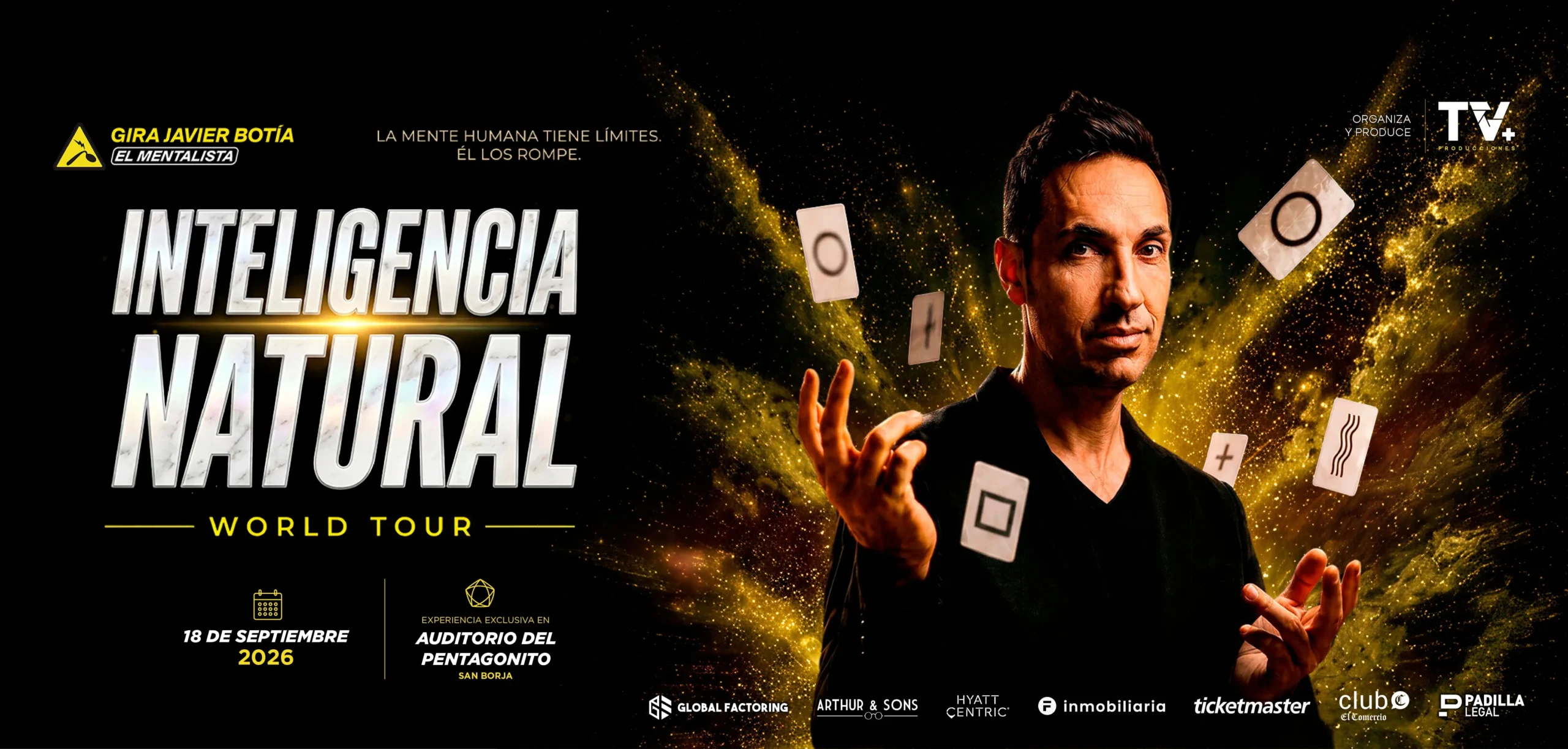 Evento de Javier Botia - inteligencia natural - invitado de TV producciones